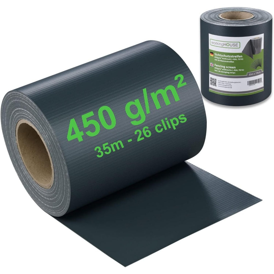 schermi divisori e protettivi per giardino antracite resistente 1 bt9433904