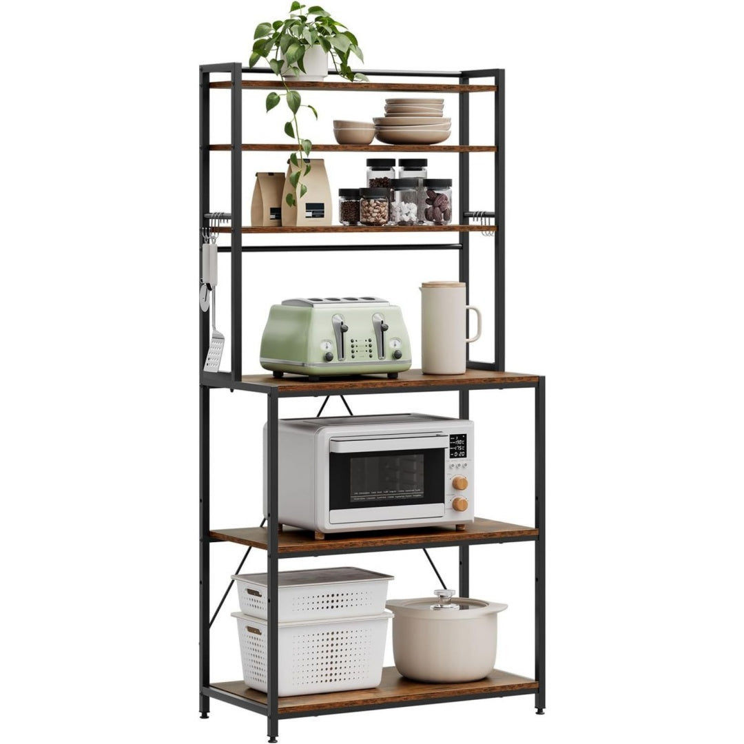 per ufficio scaffali da panettiere in metallo nero zk7141272