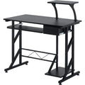postazioni di lavoro per computer nero gaming resistente xy9922143