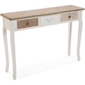 console e tavoli da divano bianco per ingresso con cassetti 1 sn7476016