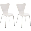 sedie per sale riunioni bianco metallo cromato sala da pranzo ia7641927