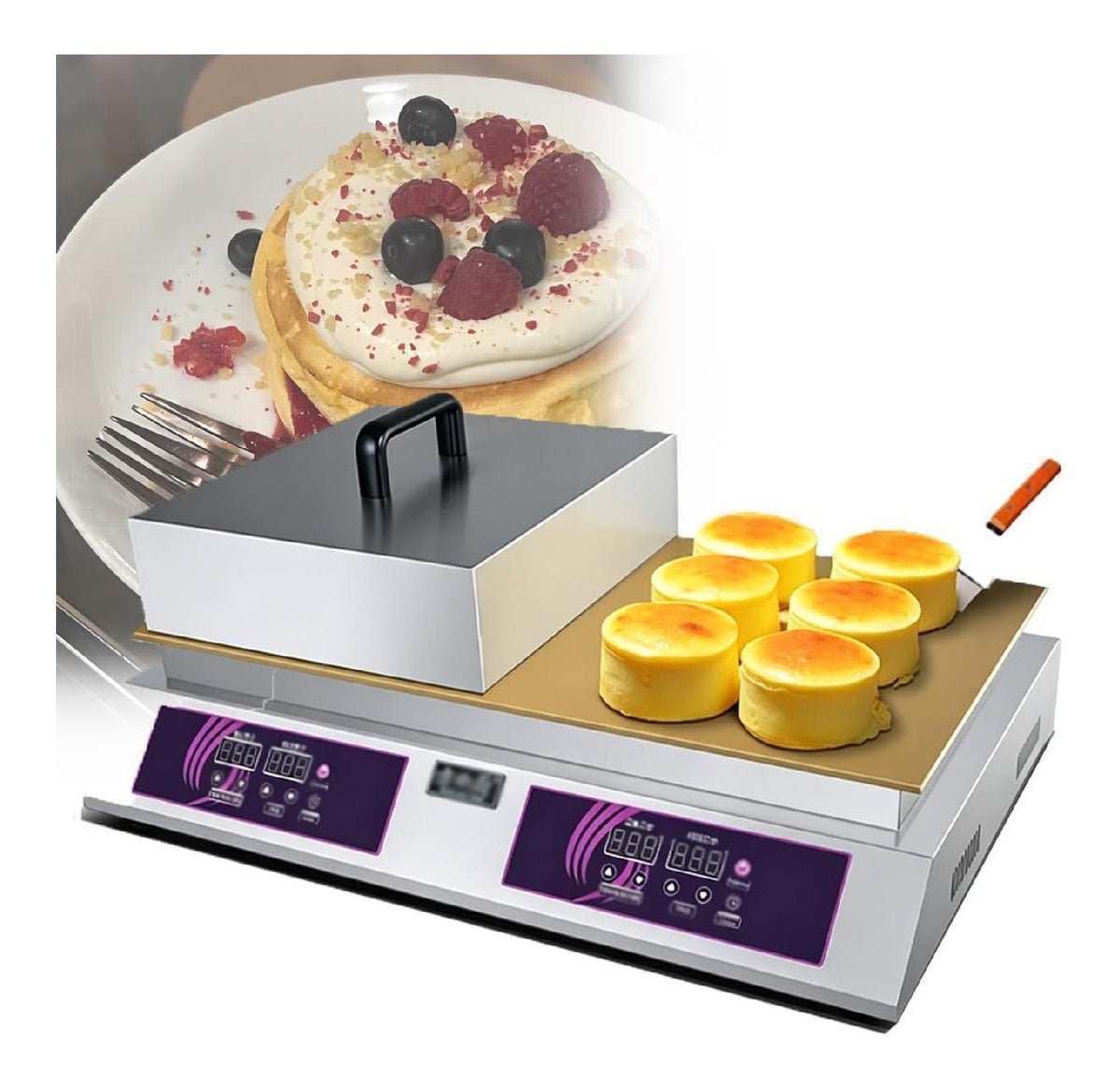 Apparecchio per uso domestico Macchina Souffle Commerciale, Macchina Dorayaki