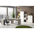 set arredo studio bianco resistente con ruote gw1881486