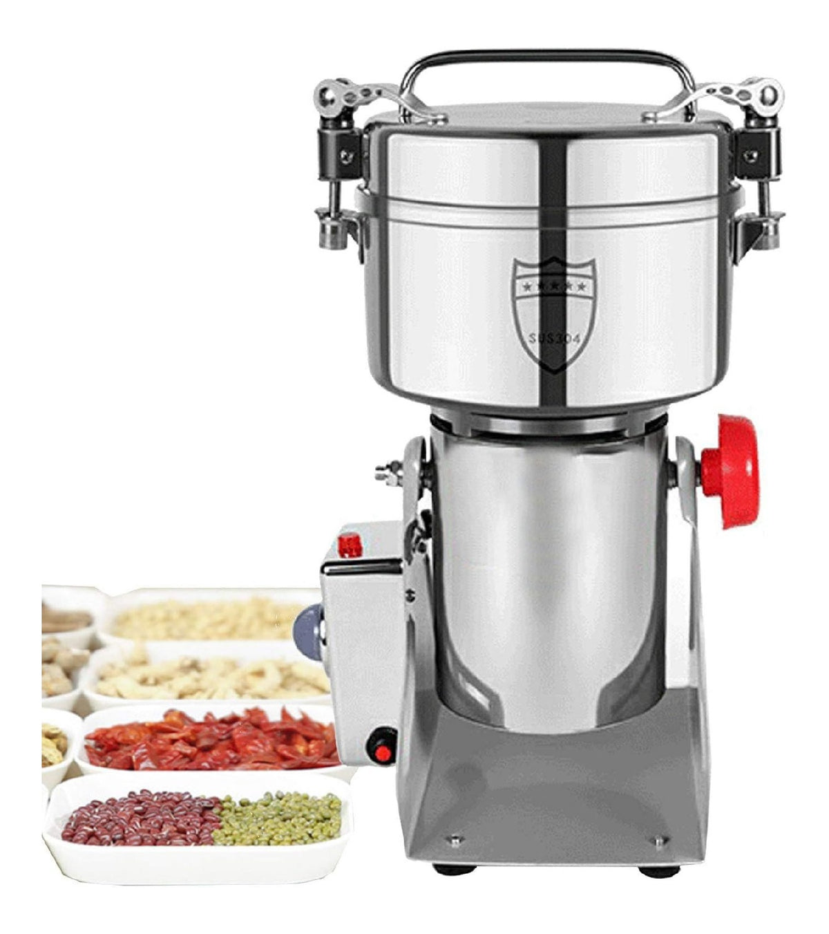 Mulino elettrico per cereali con timer funzionamento automatico oro