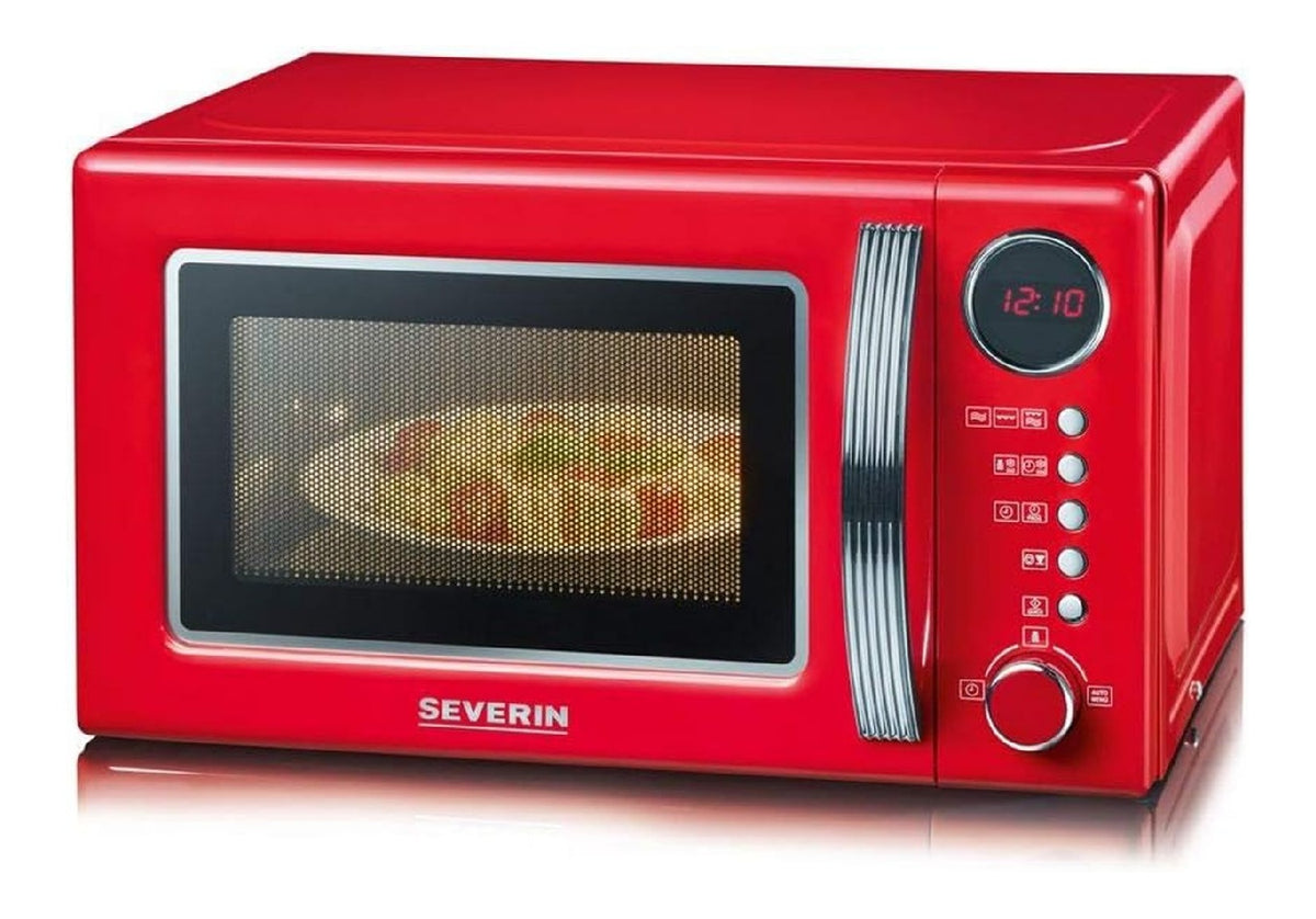 Forno a microonde digitale rosso