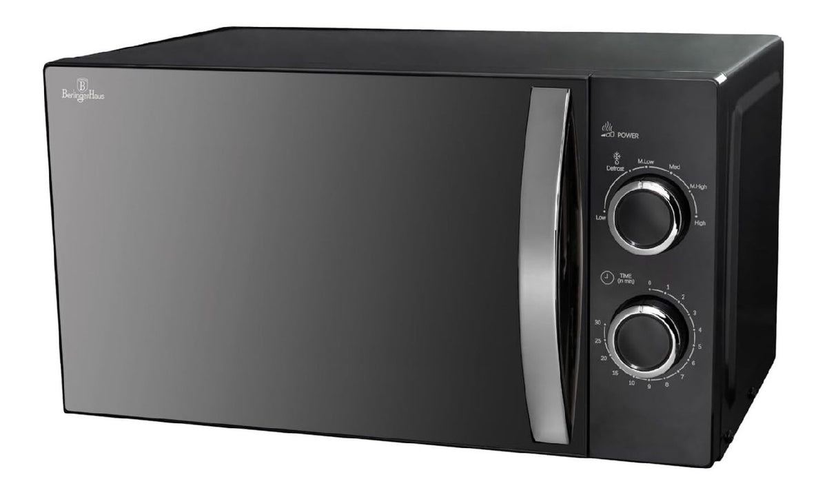 Sistema di cottura a microonde 20 L con timer nero