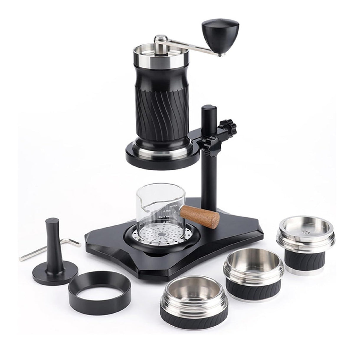 Macchina espresso Macchina caffe espresso manuale, macchina caffe portatile, pressione rosso