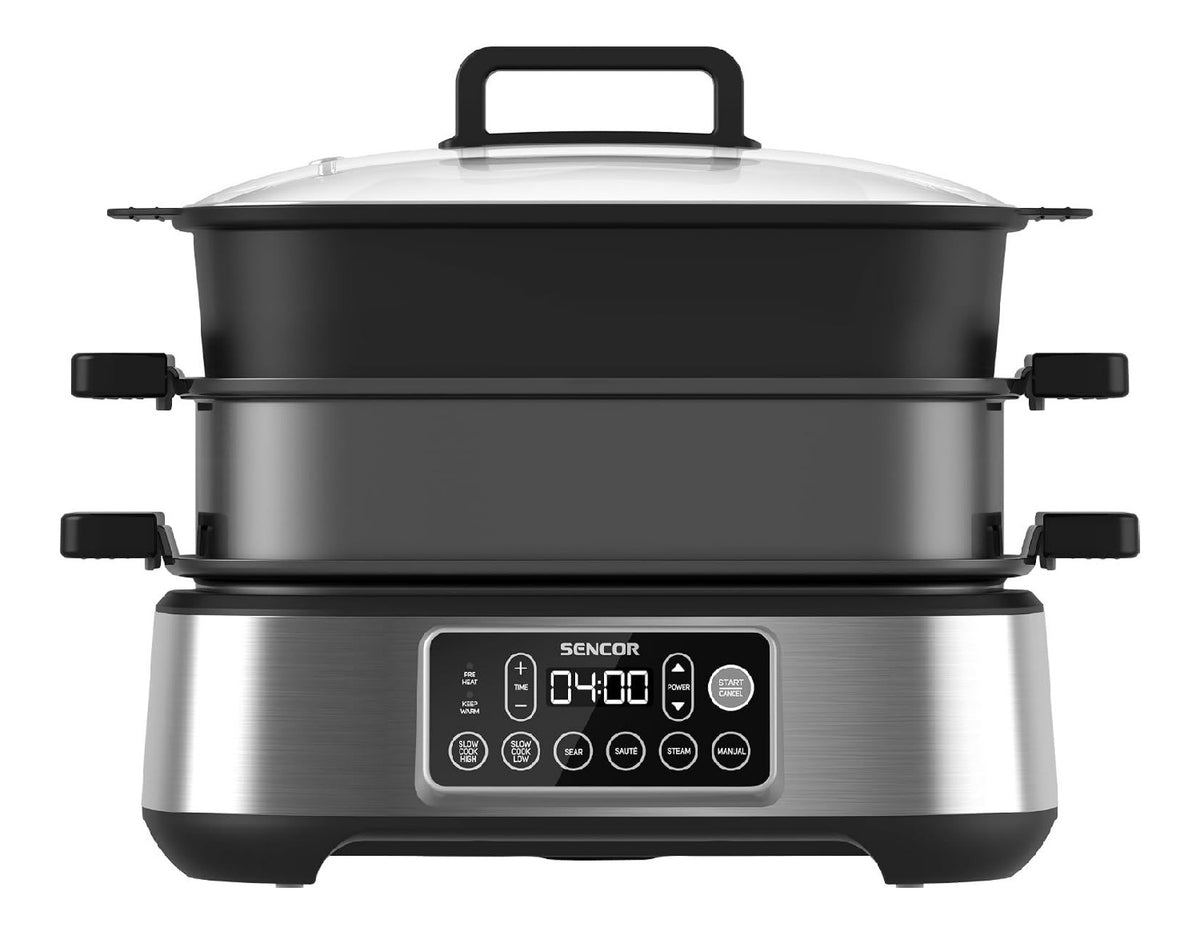 Slow Cooker Pentola cottura lenta grill multifunzione