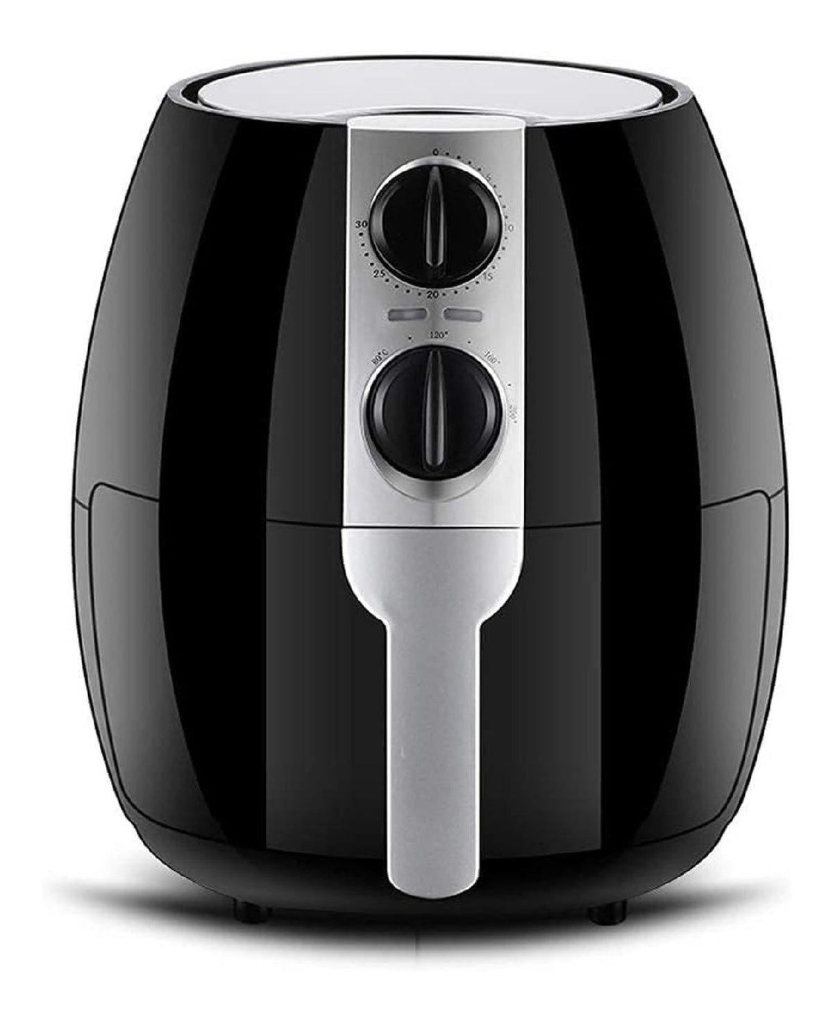 Friggitrice ad aria con timer funzionamento automatico rosso rivestimento antiaderente