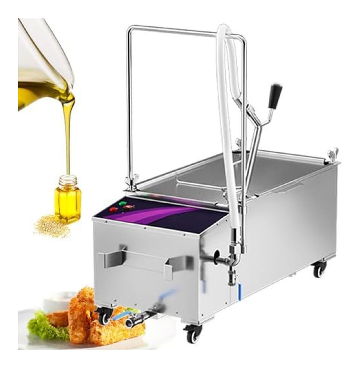 Friggitrice da cucina Macchina Filtrante Olio Friggitrice Professionale