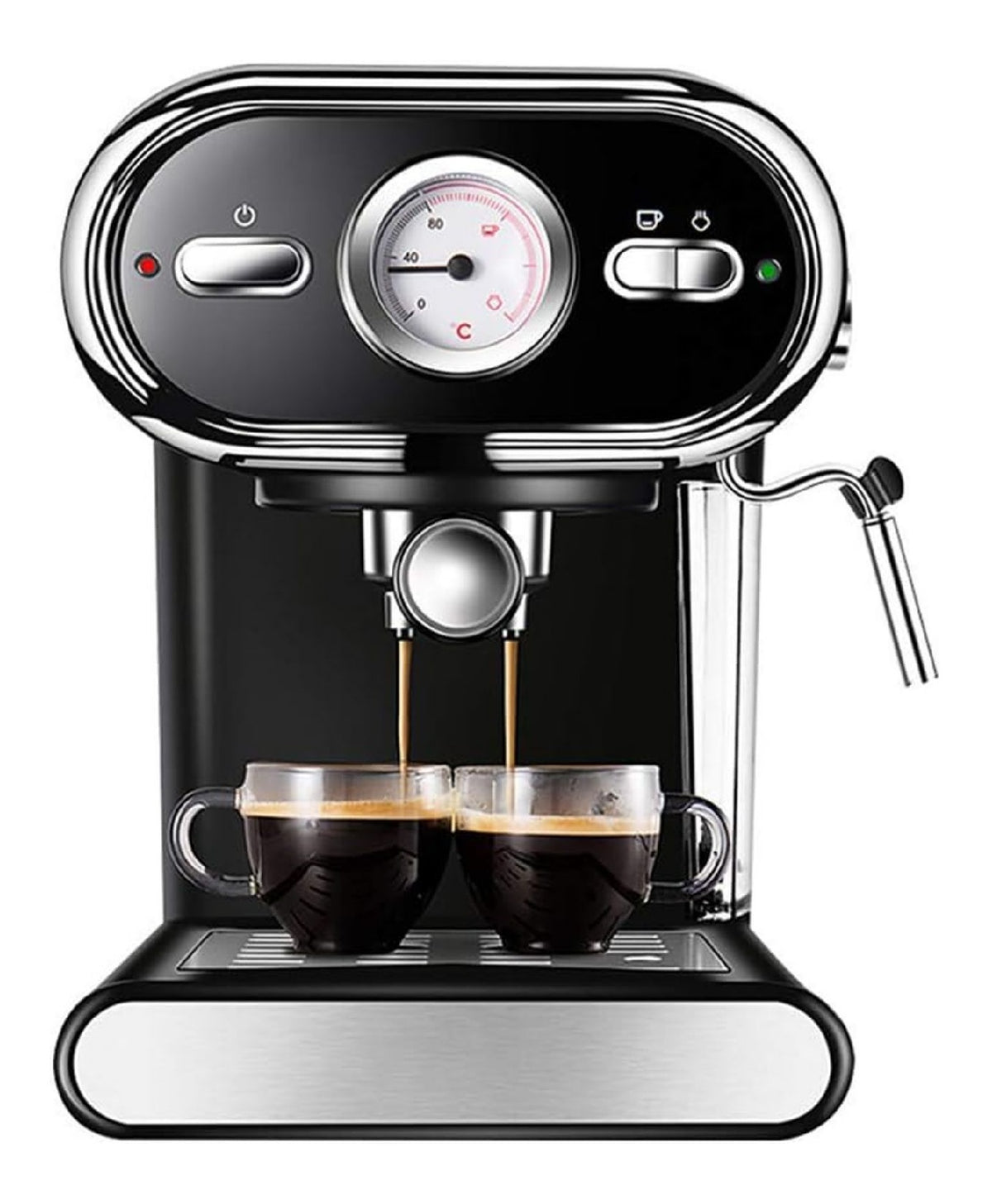 Macchina espresso funzionamento automatico funzione vapore nero Macchina caffe Macchine caffe
