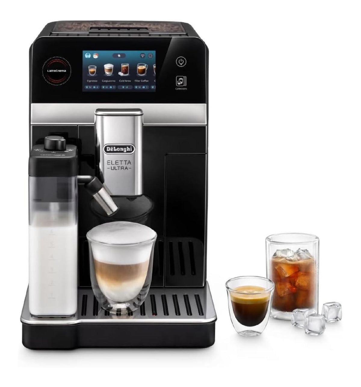 Longhi Eletta Ultra Macchina Caffe con comandi touch funzionamento automatico crema