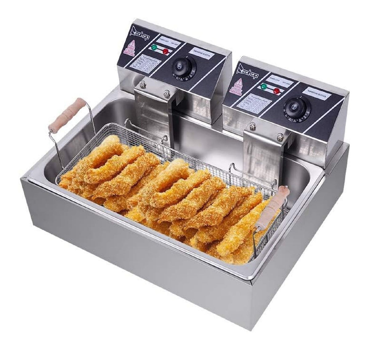 Friggitrice elettrica 12 L temperatura regolabile nero