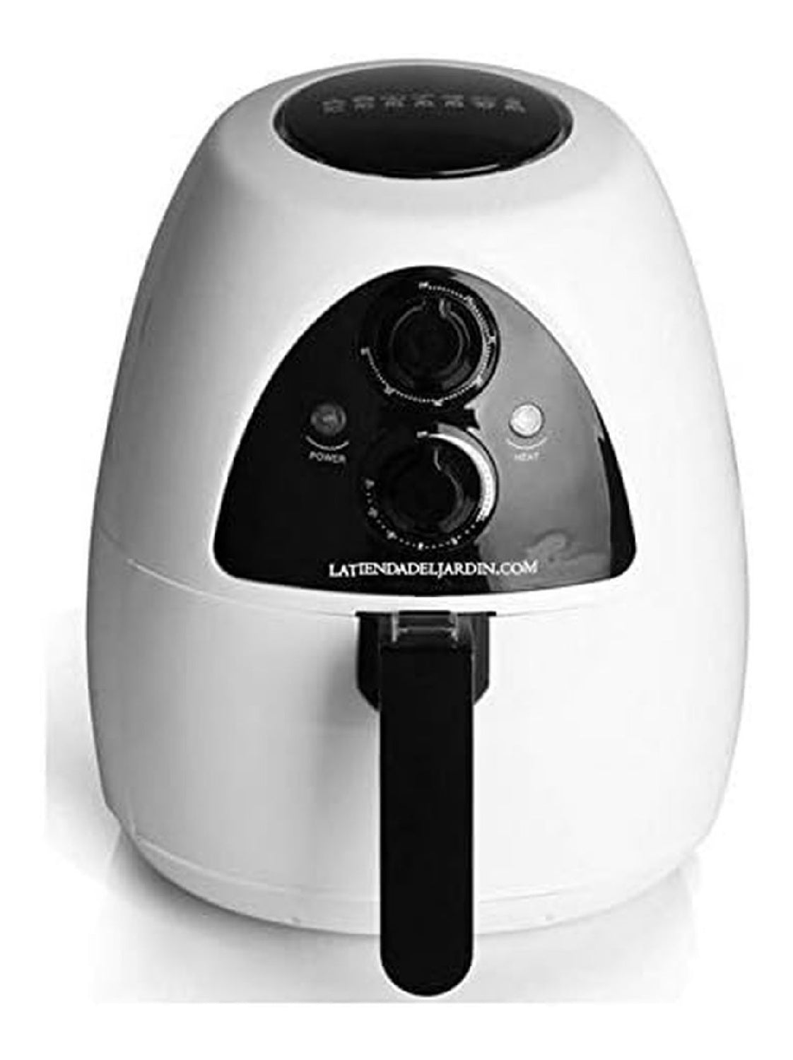 Friggitrice da cucina in acciaio inox con timer argento