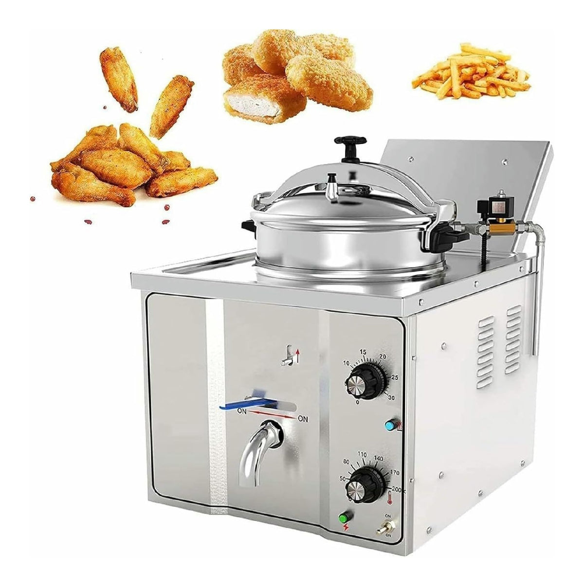 con timer friggitrice da cucina funzionamento automatico