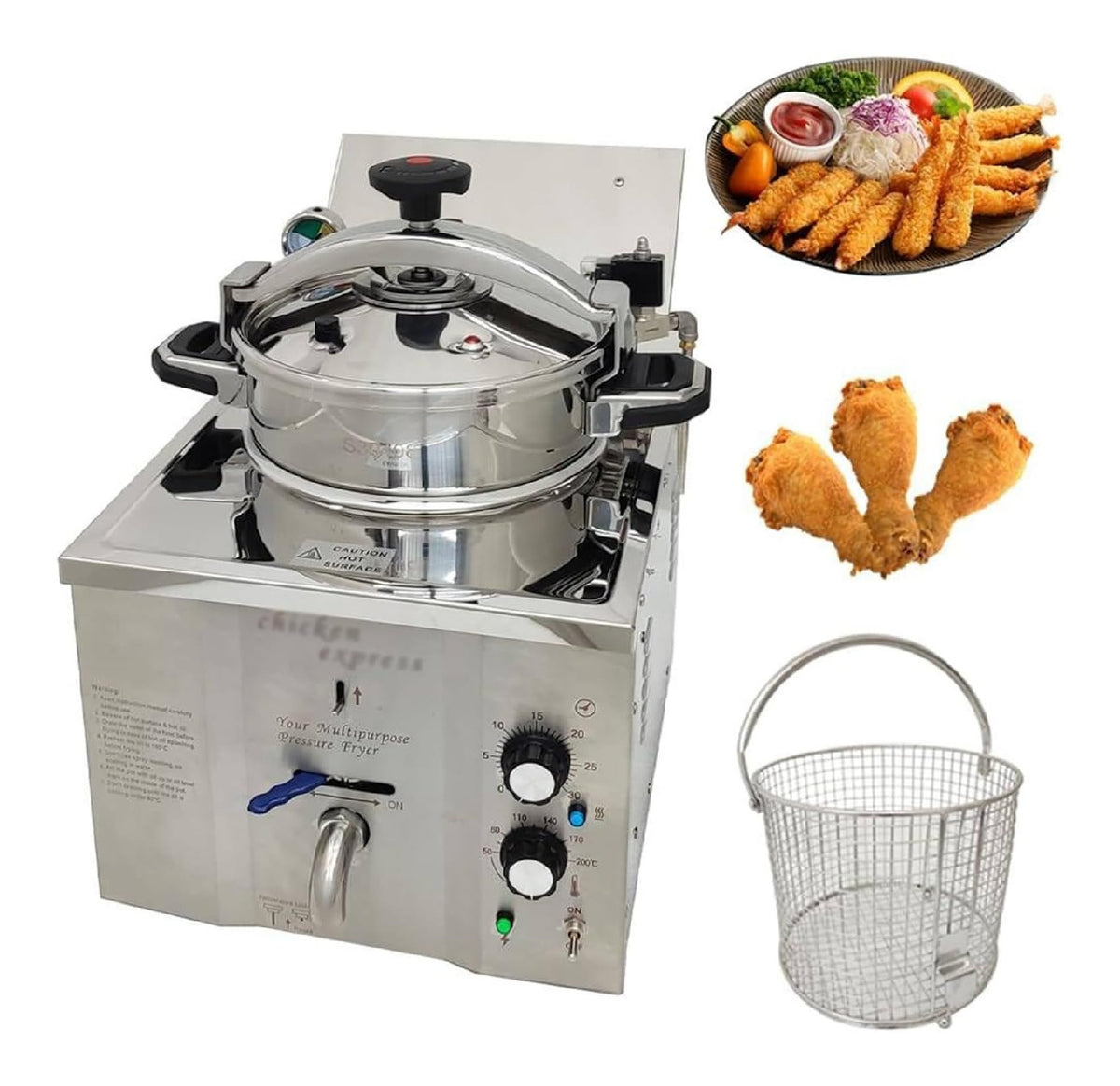 Friggitrice elettrica SenhE Friggitrice Aria Pressione Commerciale