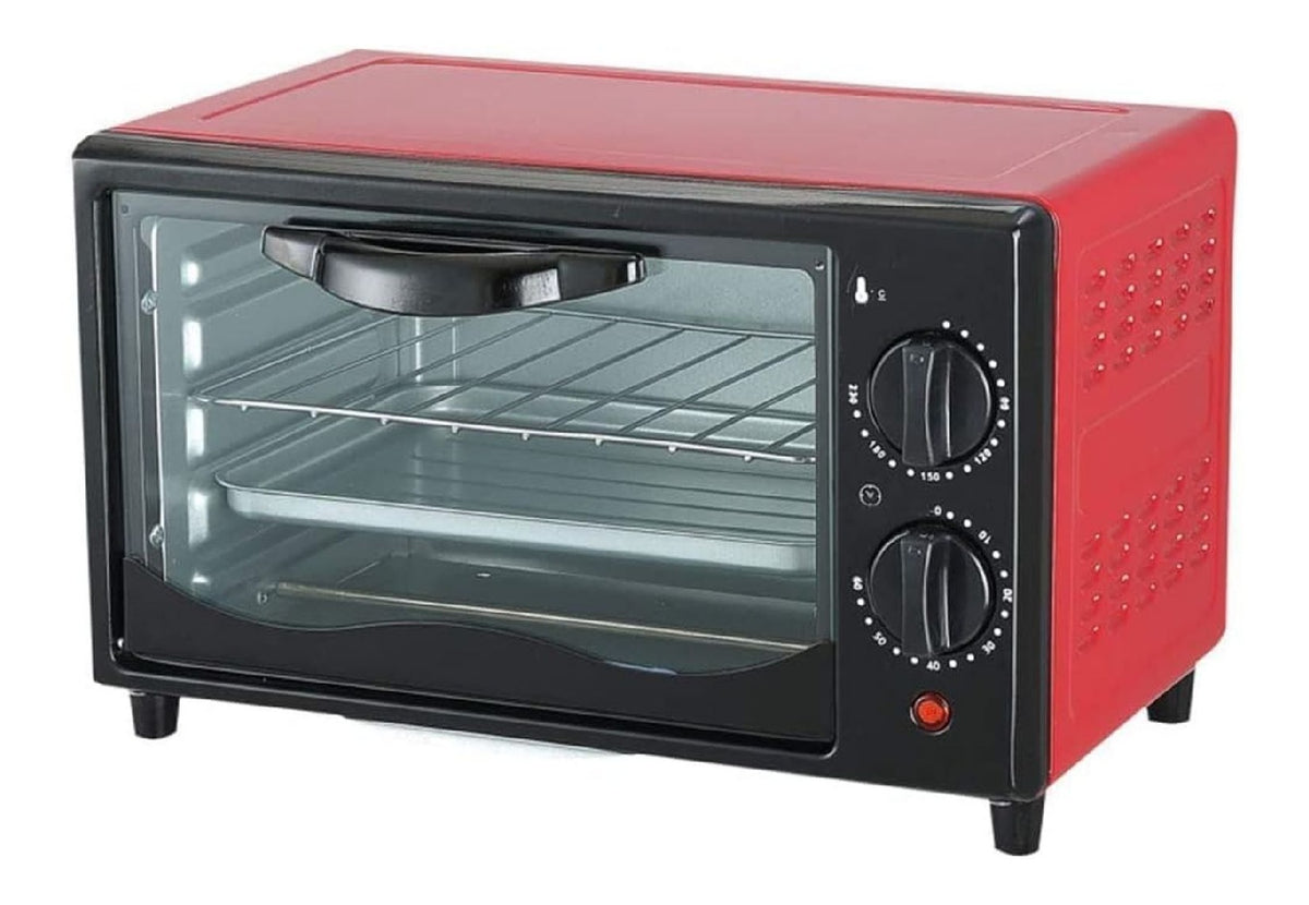 Tostapane elettrico con timer rosso