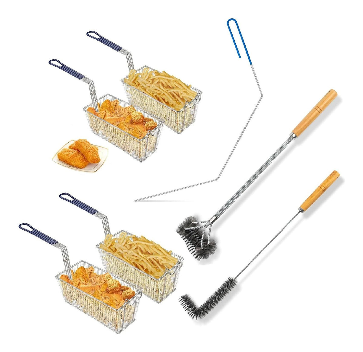 Friggitrice da cucina cestini ricambio friggitrice commerciale spazzola