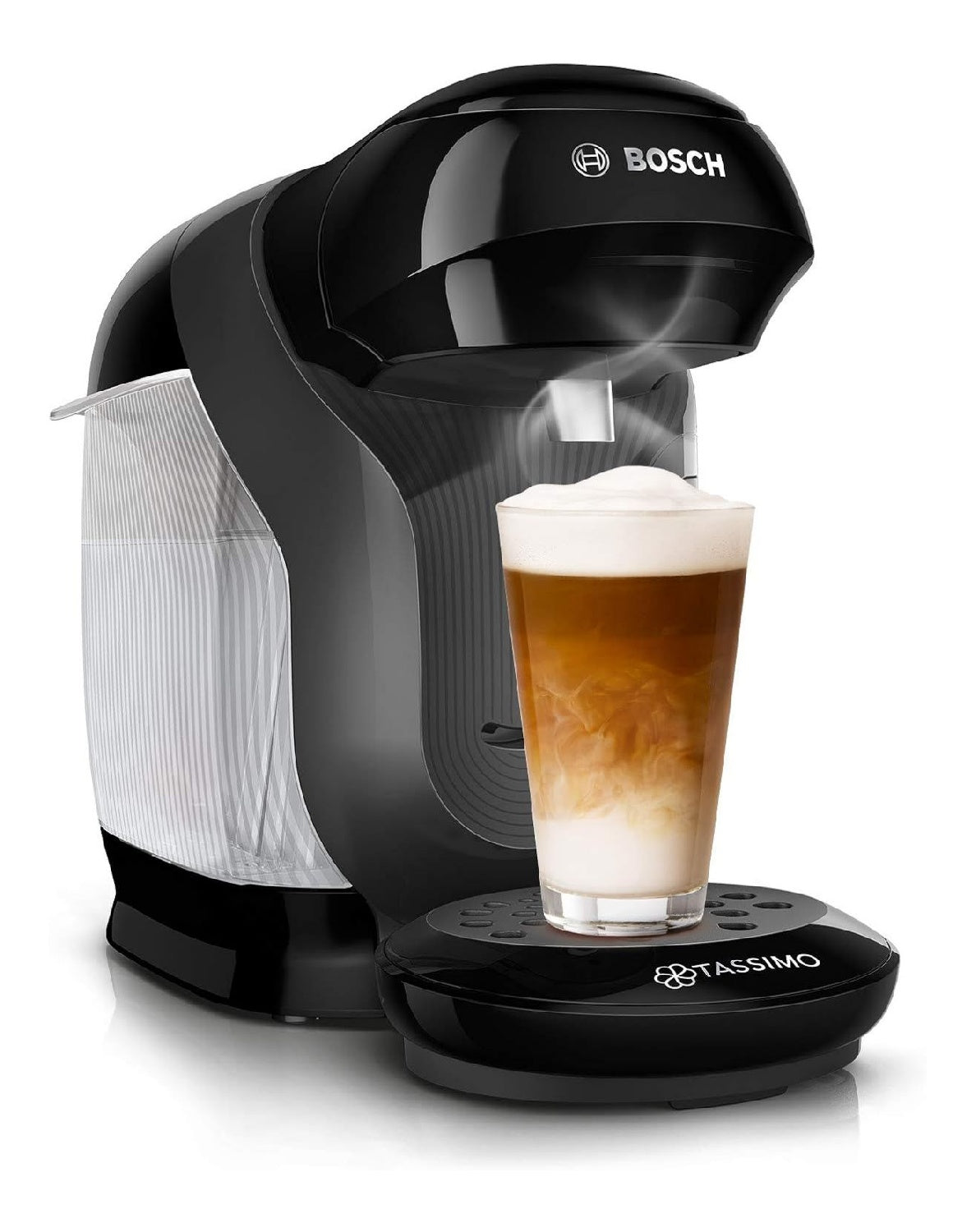Macchina espresso 0.7 L con comandi touch nero
