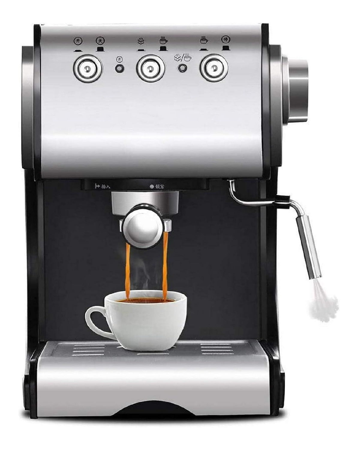 Macchina espresso Montalatte Semi-Automatico, Macchina caffe Moka