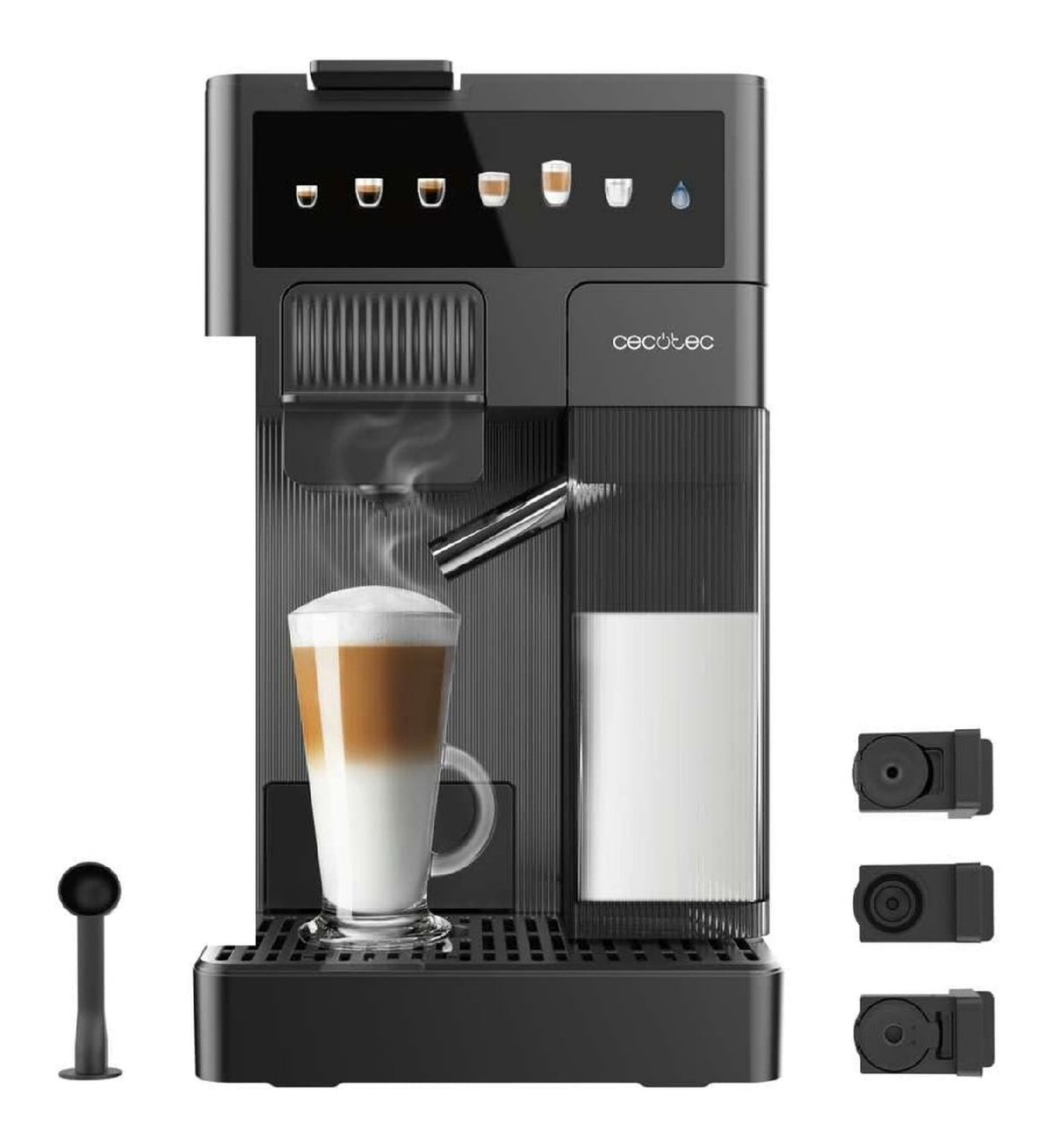 Macchina espresso 1.6 L con comandi touch crema