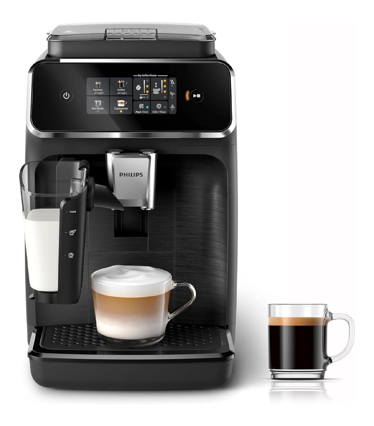 Macchina Caffe Automatica, bevande, Caraffa con comandi touch funzionamento automatico rosso