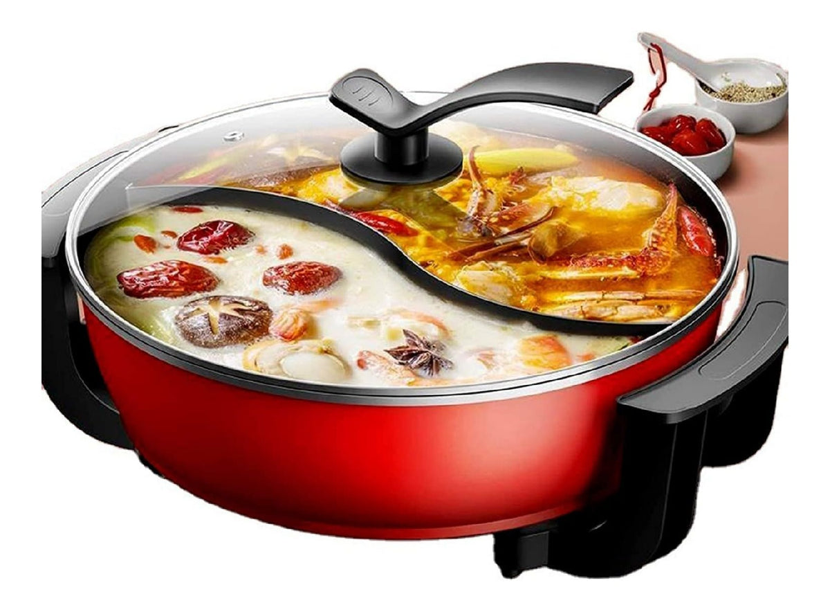 Pentola Calda elettrica Doppio Sapore, rosso