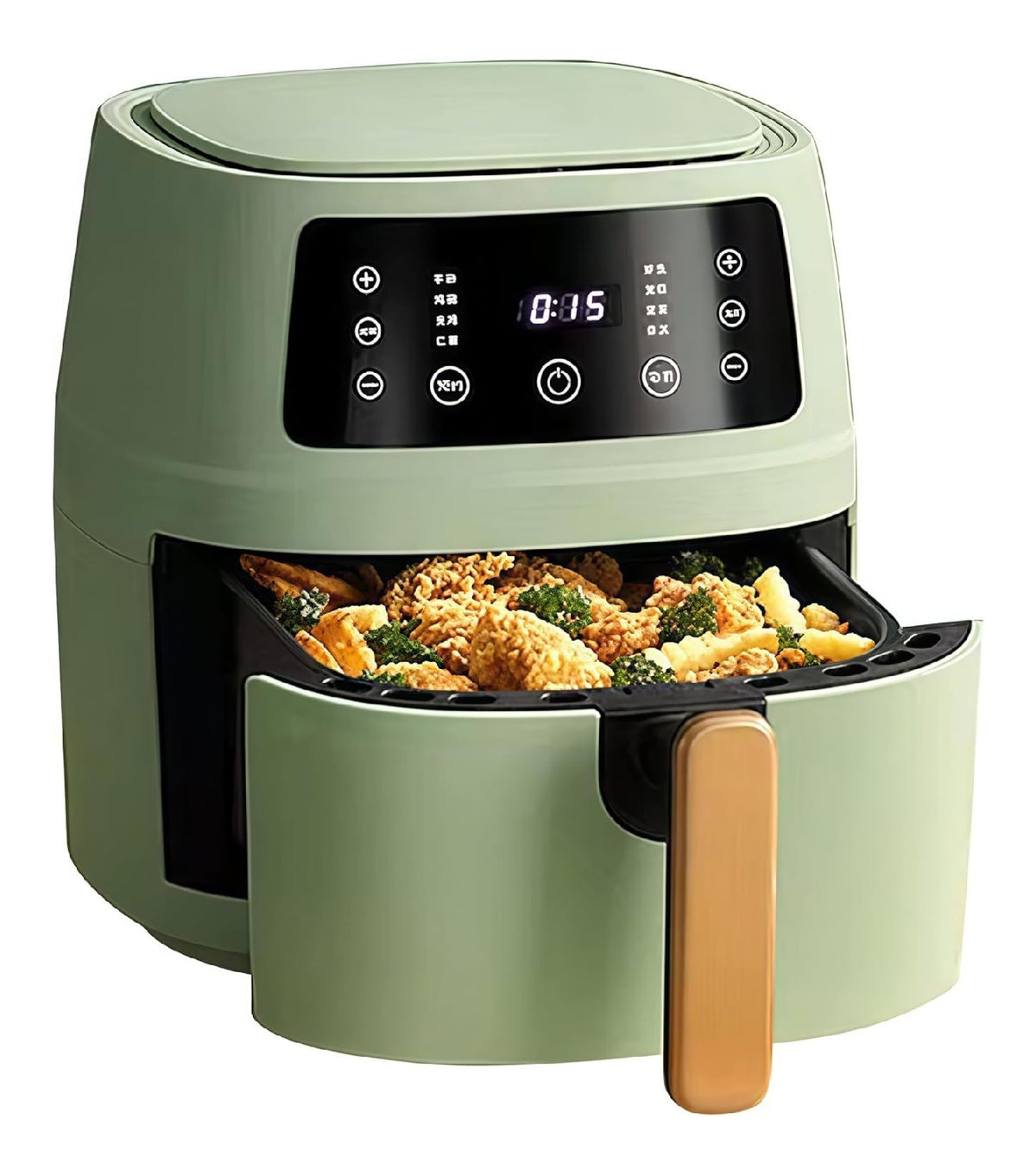 Friggitrice ad aria con comandi touch nero 6 L
