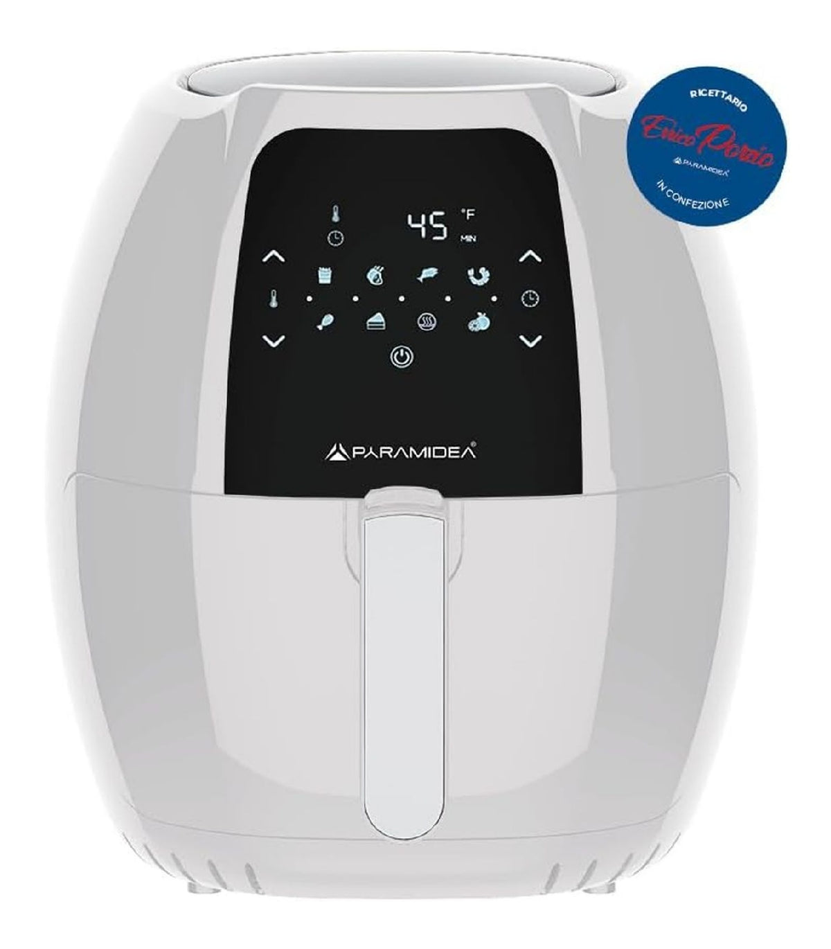 Friggitrice ad aria 8 L digitale bianco