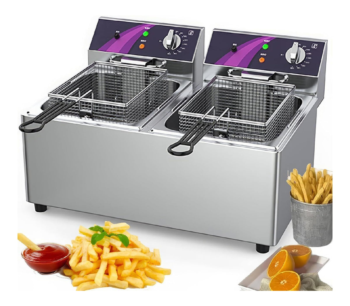 Friggitrice da cucina Friggitrice elettrica, Macchina friggere Professionale
