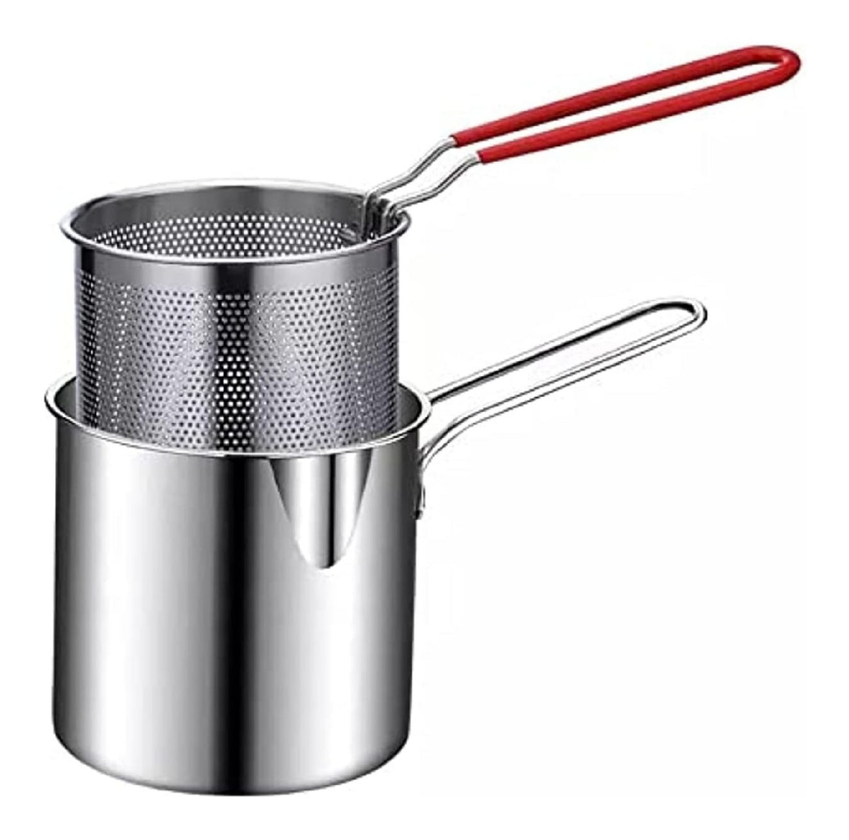 Funzione vapore friggitrice da cucina in acciaio inox argento