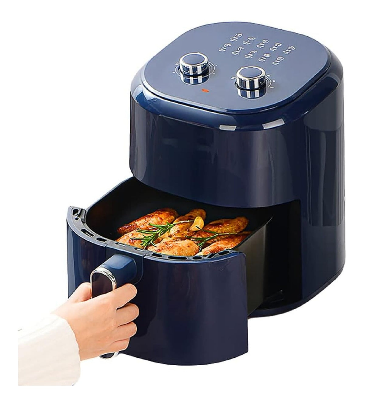 Friggitrice ad aria 4.5 L funzionamento automatico blu