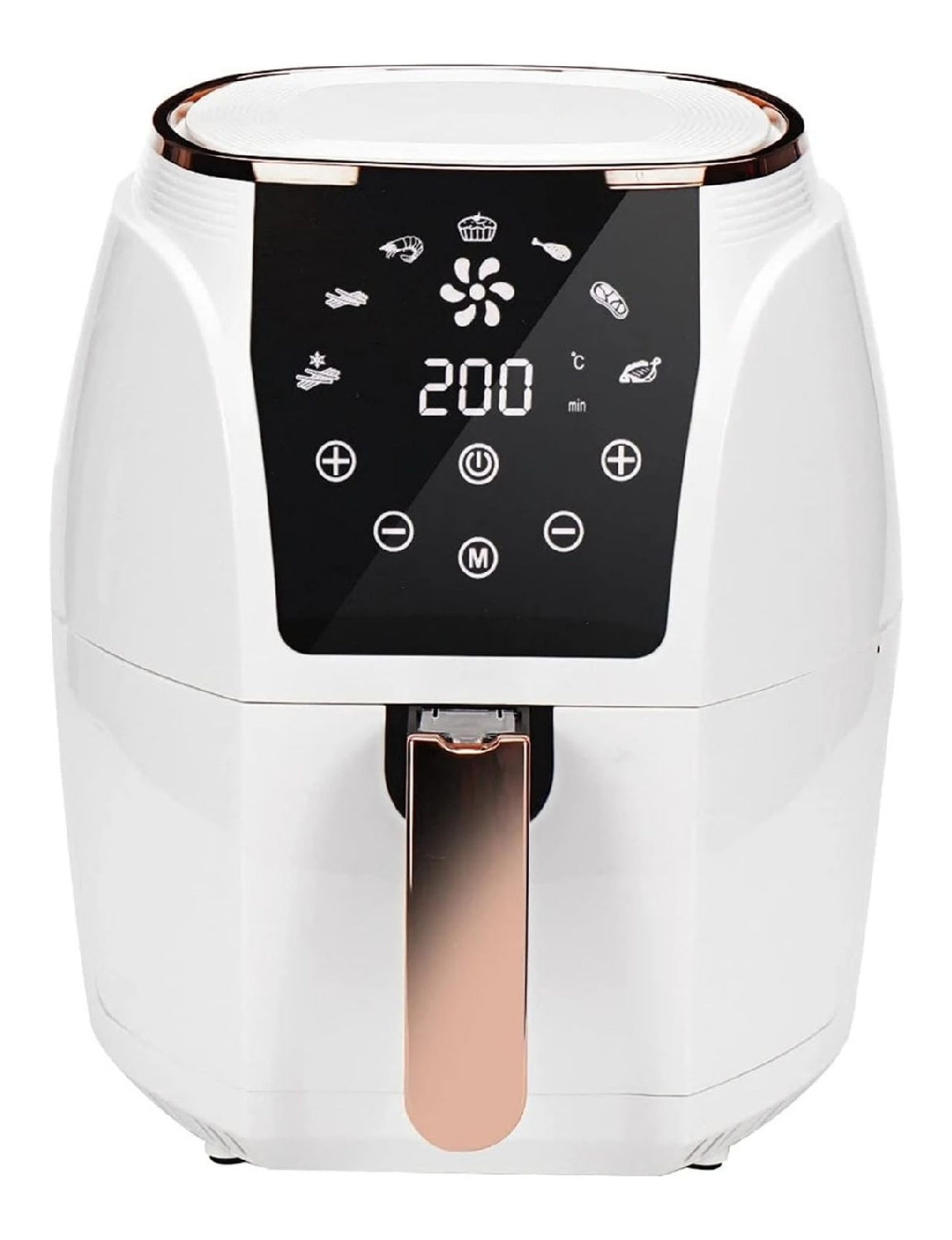 Friggitrice ad aria 5.5 L con timer bianco