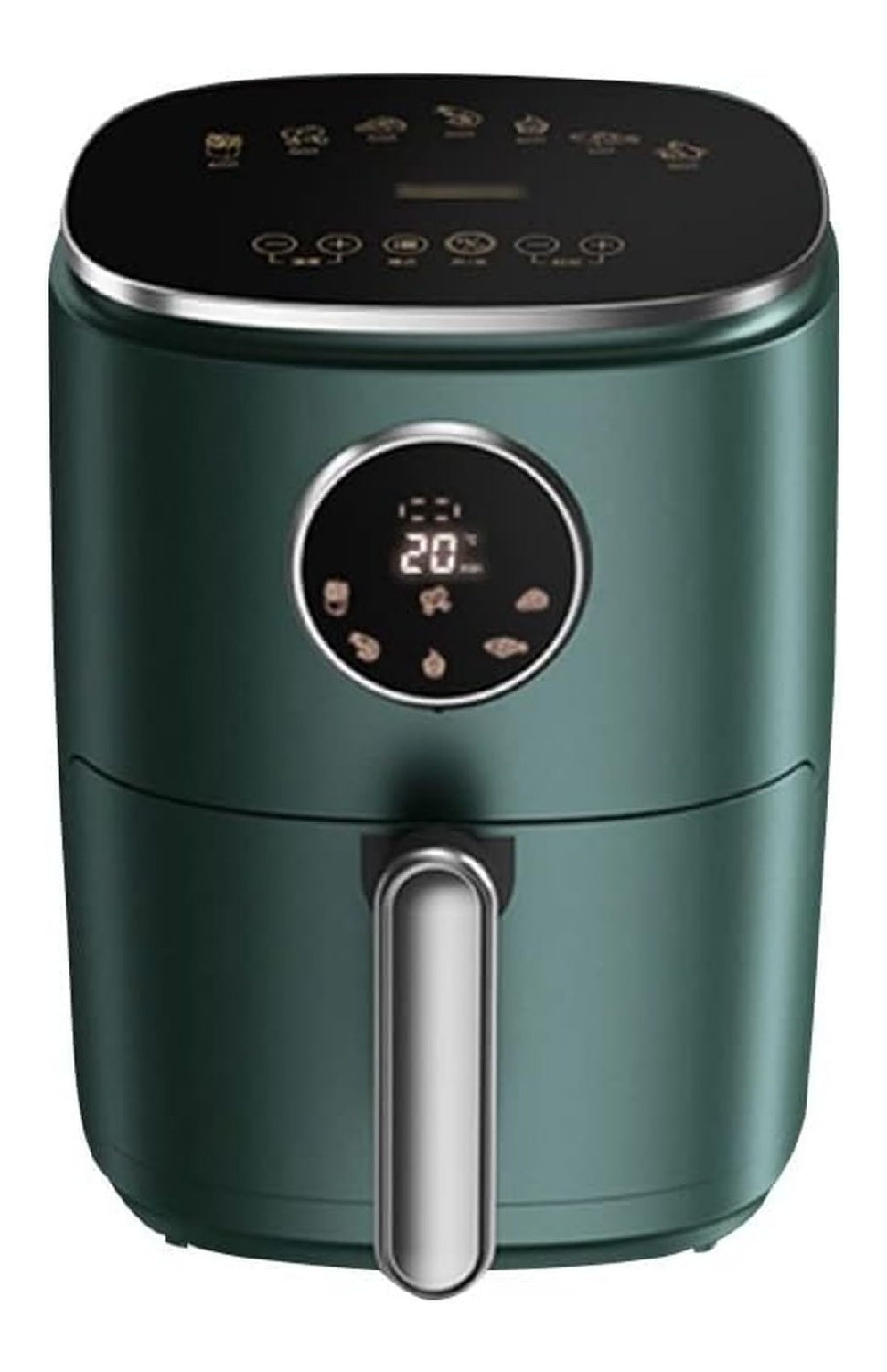 Friggitrice ad aria con timer nero Friggitrice aria, forno alogeno