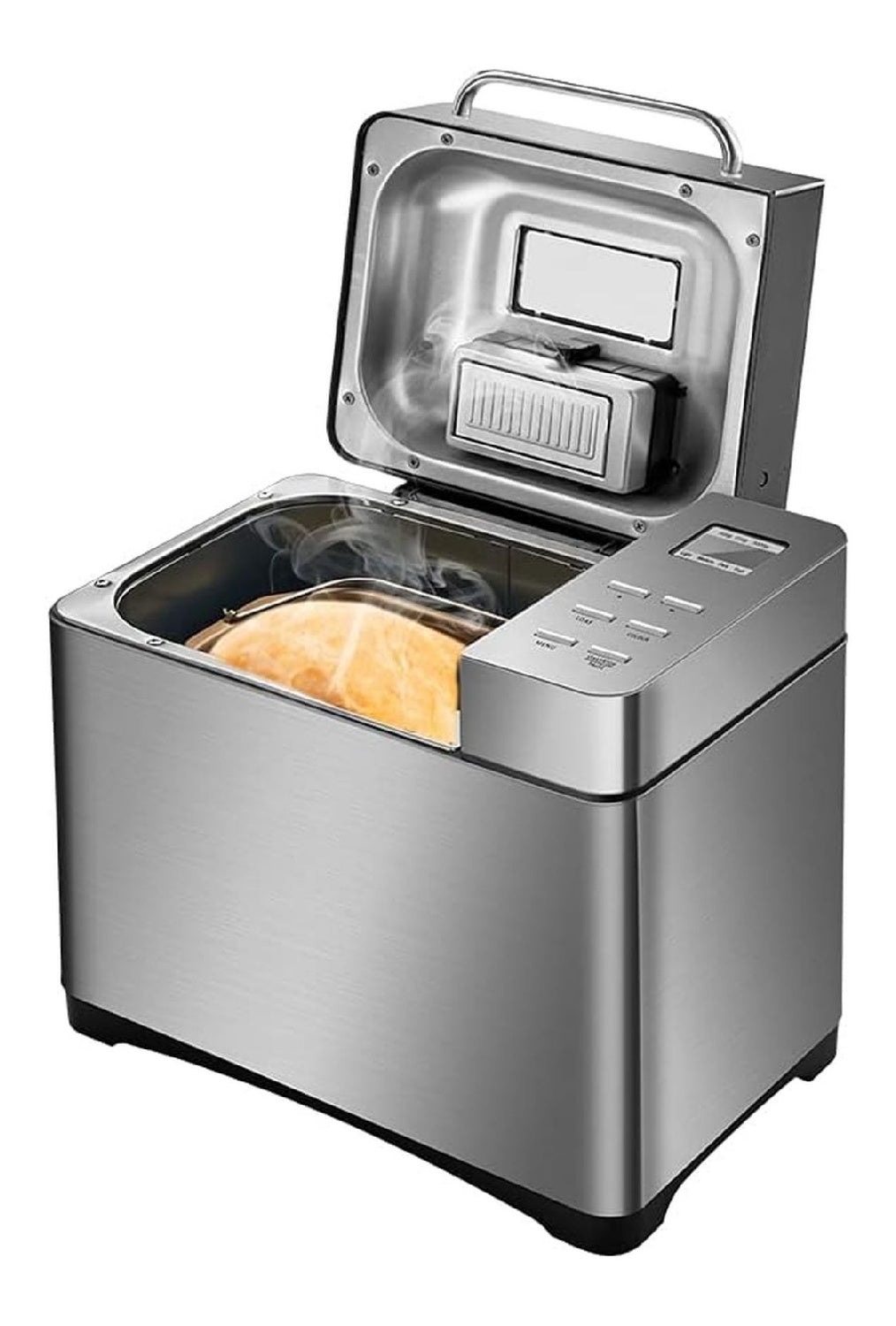 Macchina per pane macchina per con timer funzionamento automatico argento