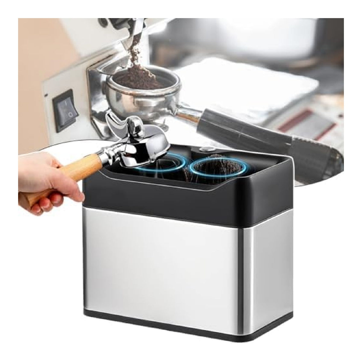 Apparecchio per uso domestico Pulitore Elettrico Portafiltri caffe Raschietto