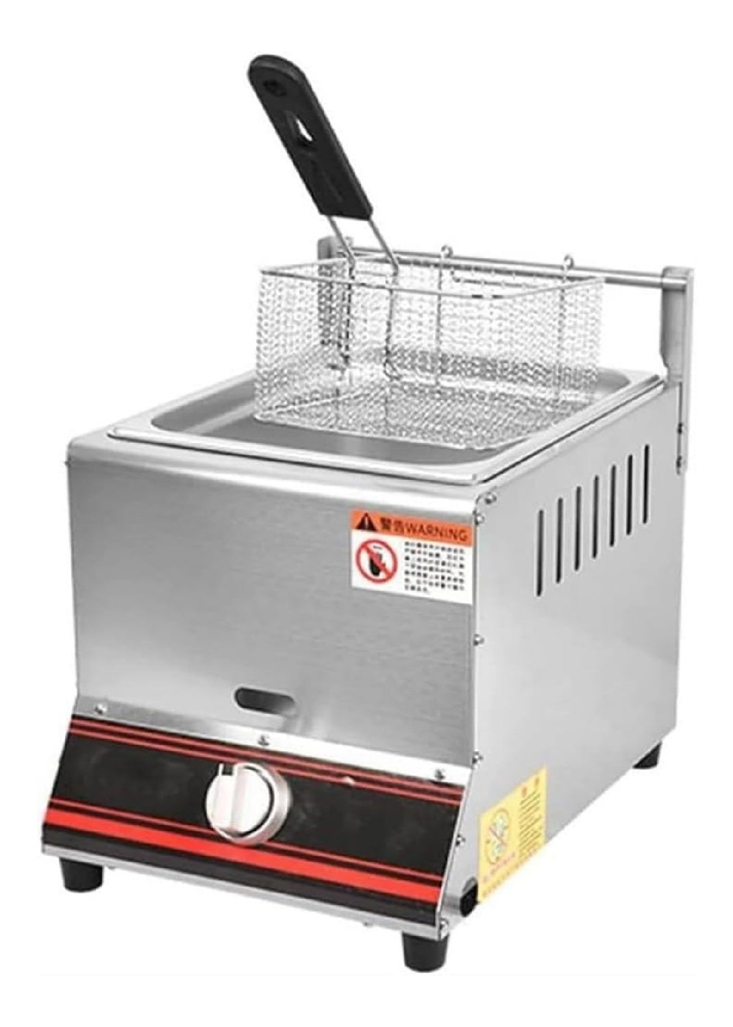 Sistema per frittura Friggitrice acciaio inossidabile, friggitrice gas