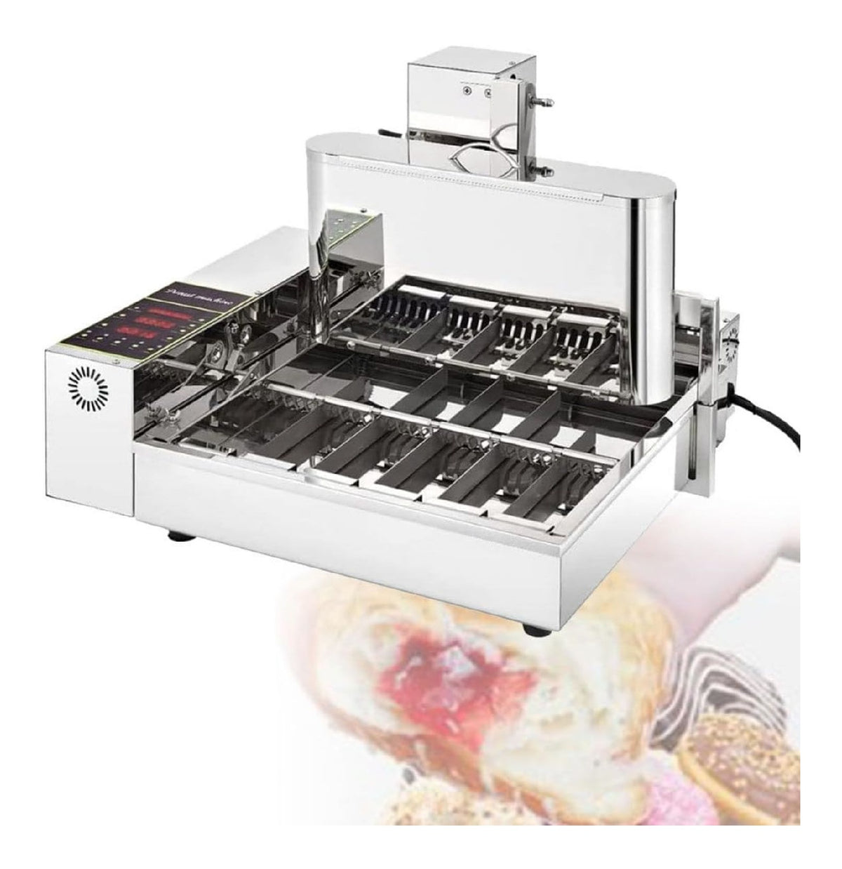 Friggitrice da cucina digitale funzionamento automatico oro