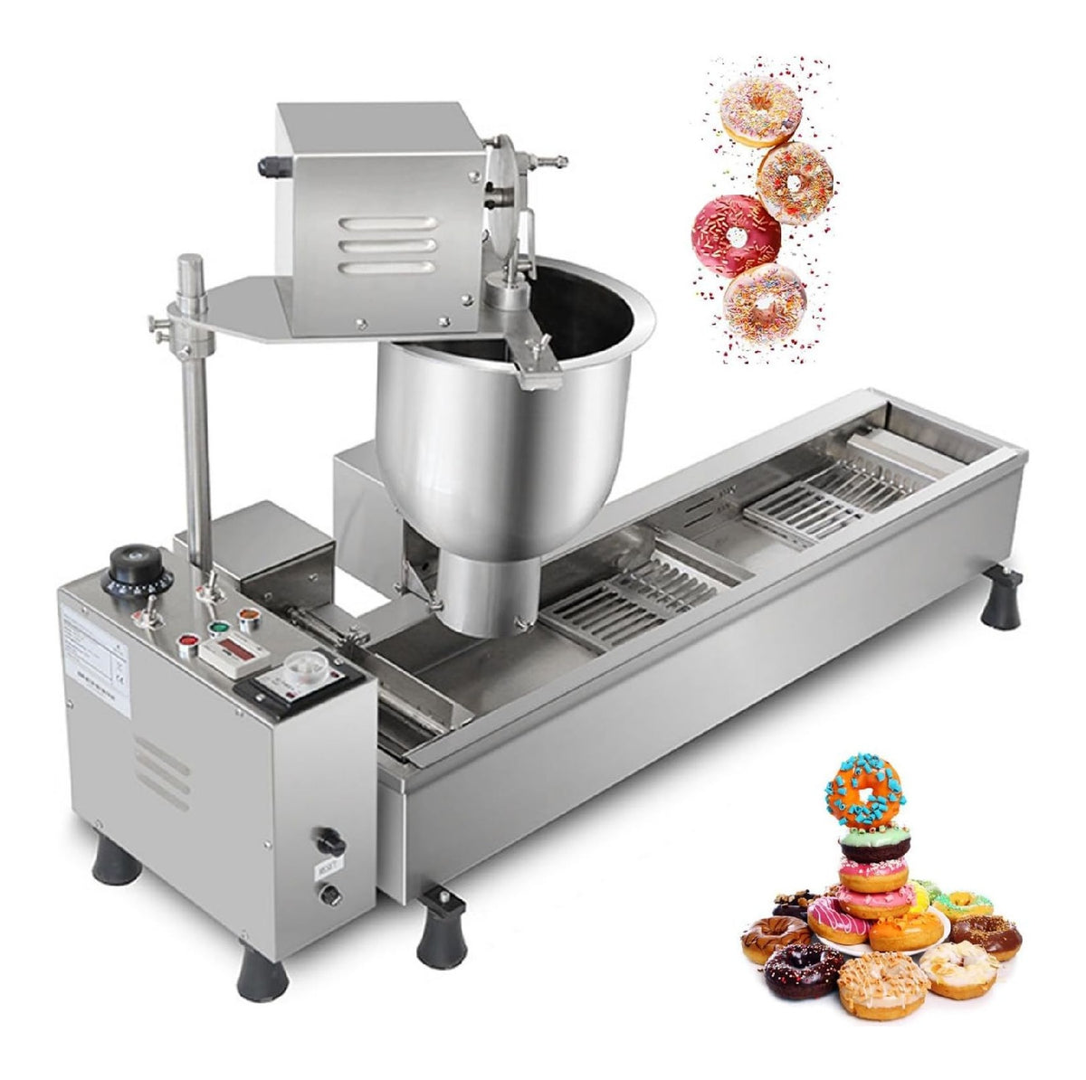 Friggitrice da cucina Macchina automatica ciambelle, friggitrice alta