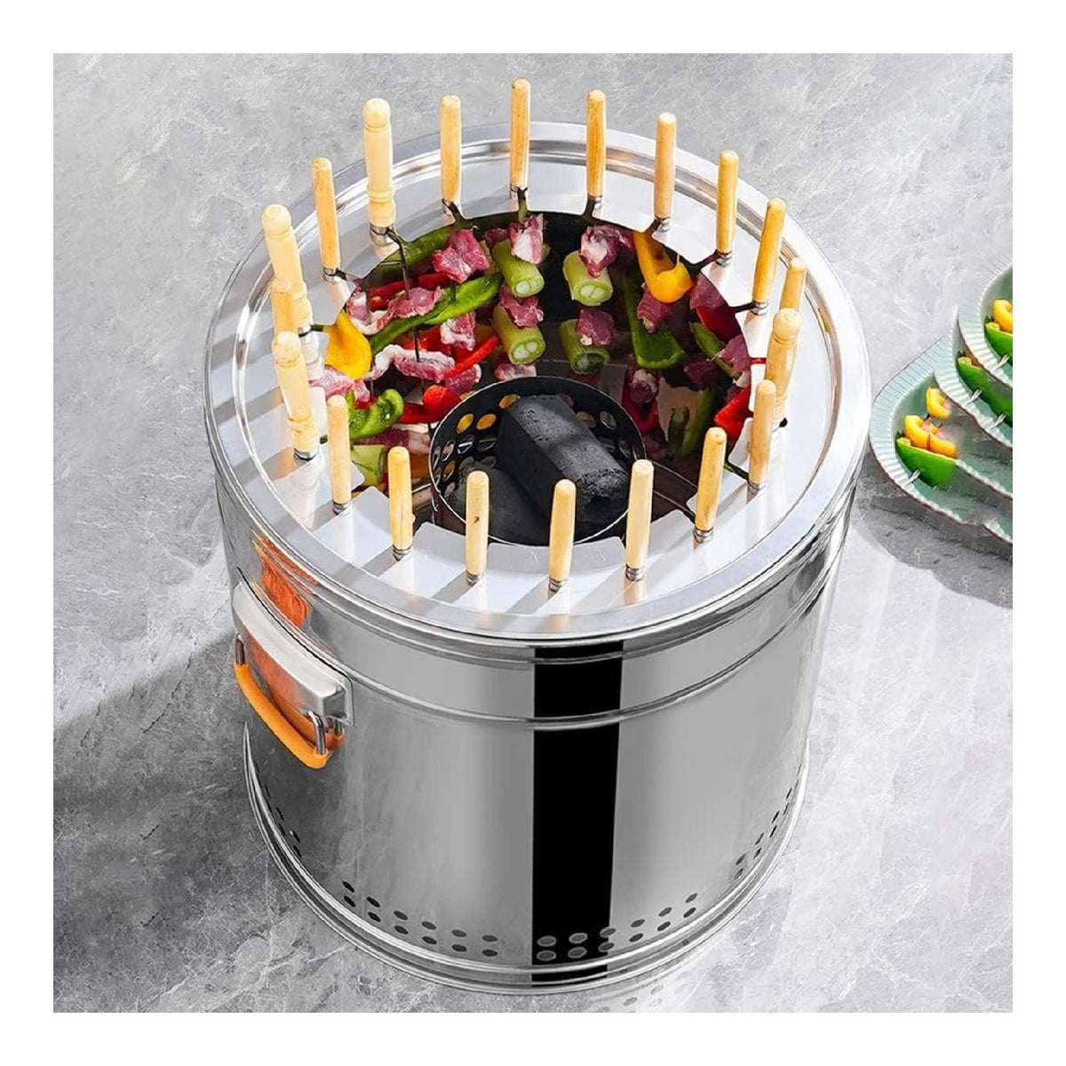 Elettrodomestico compatto Griglia Senza Fumo Piastra Grill