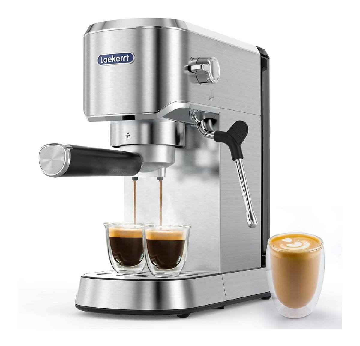Macchina espresso funzione vapore portatile bianco