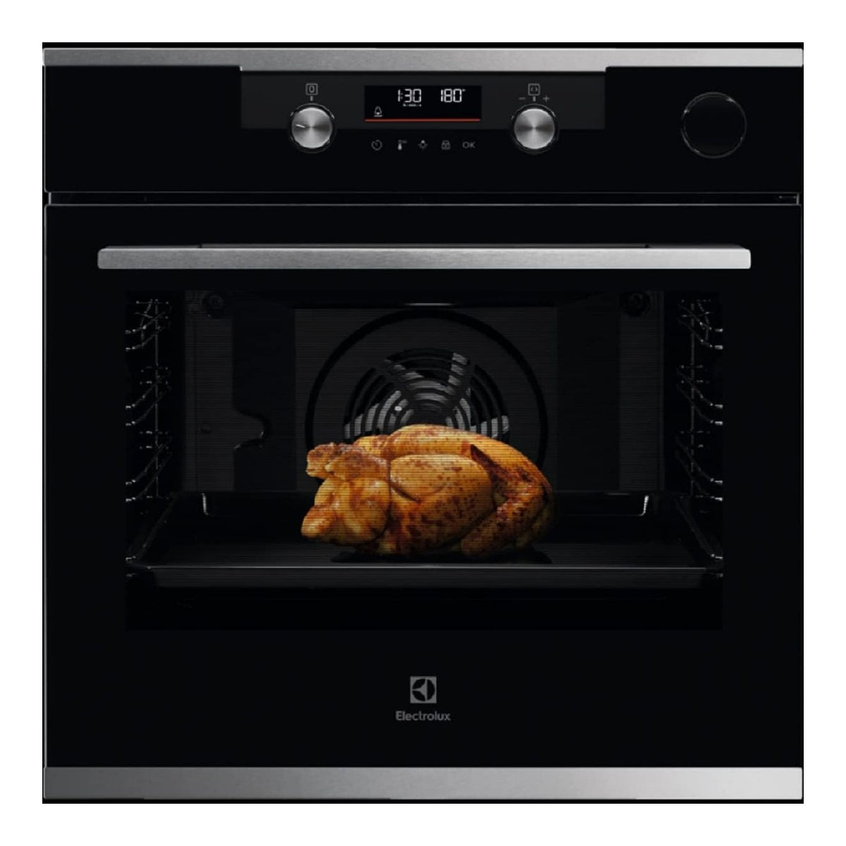Forno elettrico compatto con programmi automatici funzione vapore argento