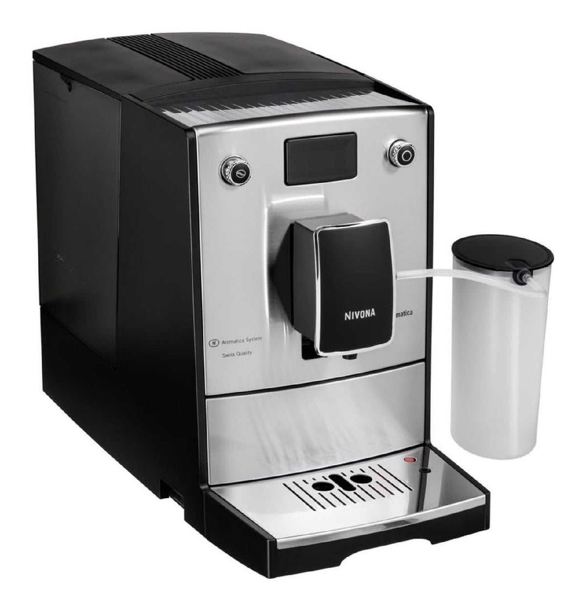 Sistema per preparazione caffe argento digitale in acciaio inox