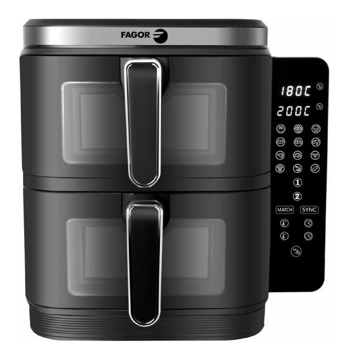 Friggitrice ad aria 5.5 L nero