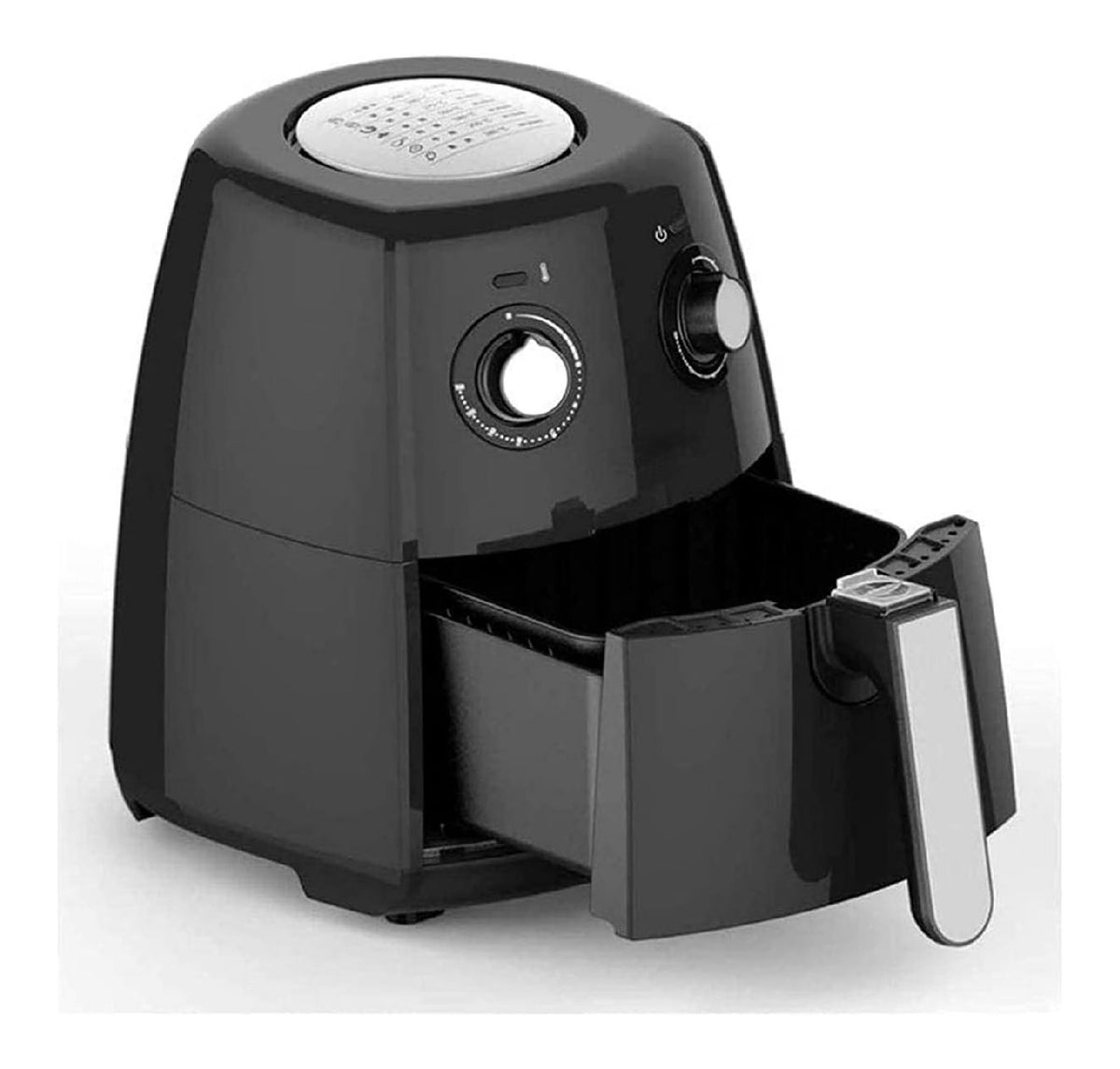 Friggitrice ad aria con timer funzionamento automatico nero Friggitrice aria domestico Friggitrice