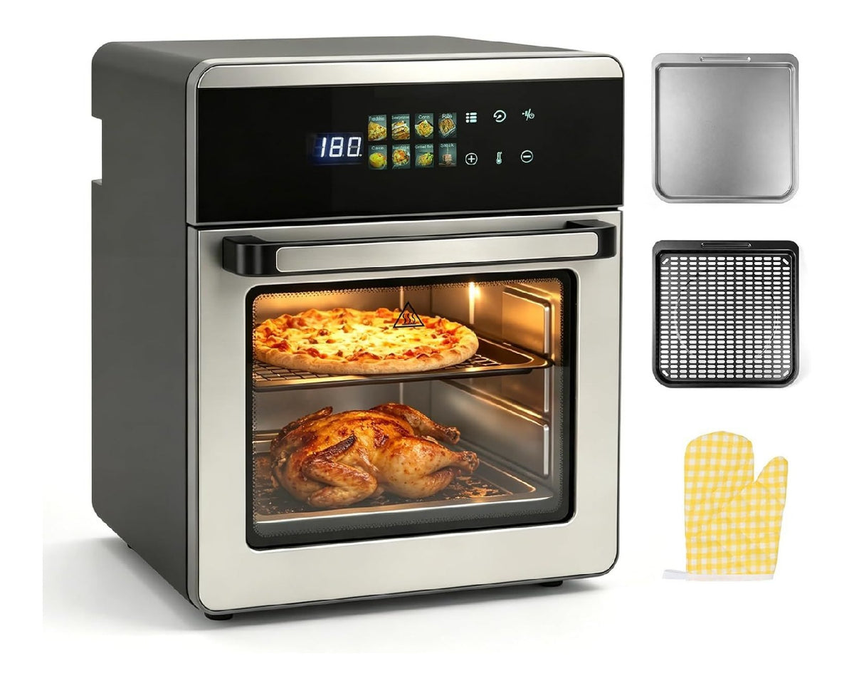 Friggitrice ad aria 16 L digitale argento