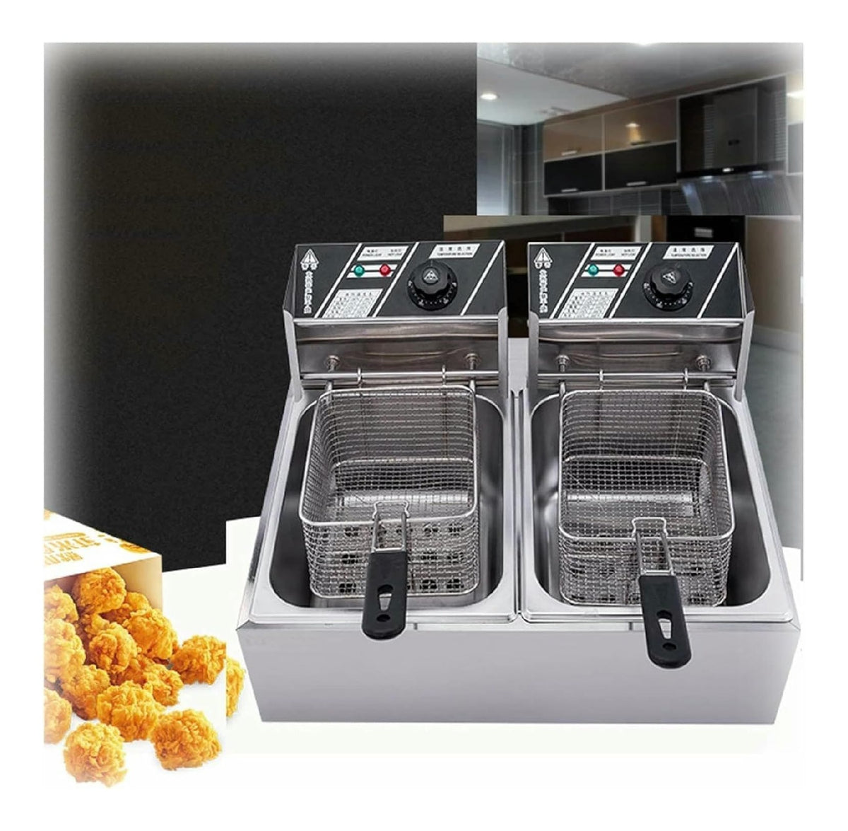 Sistema per frittura Friggitrice Friggitrice Elettrica Professional Friggitore