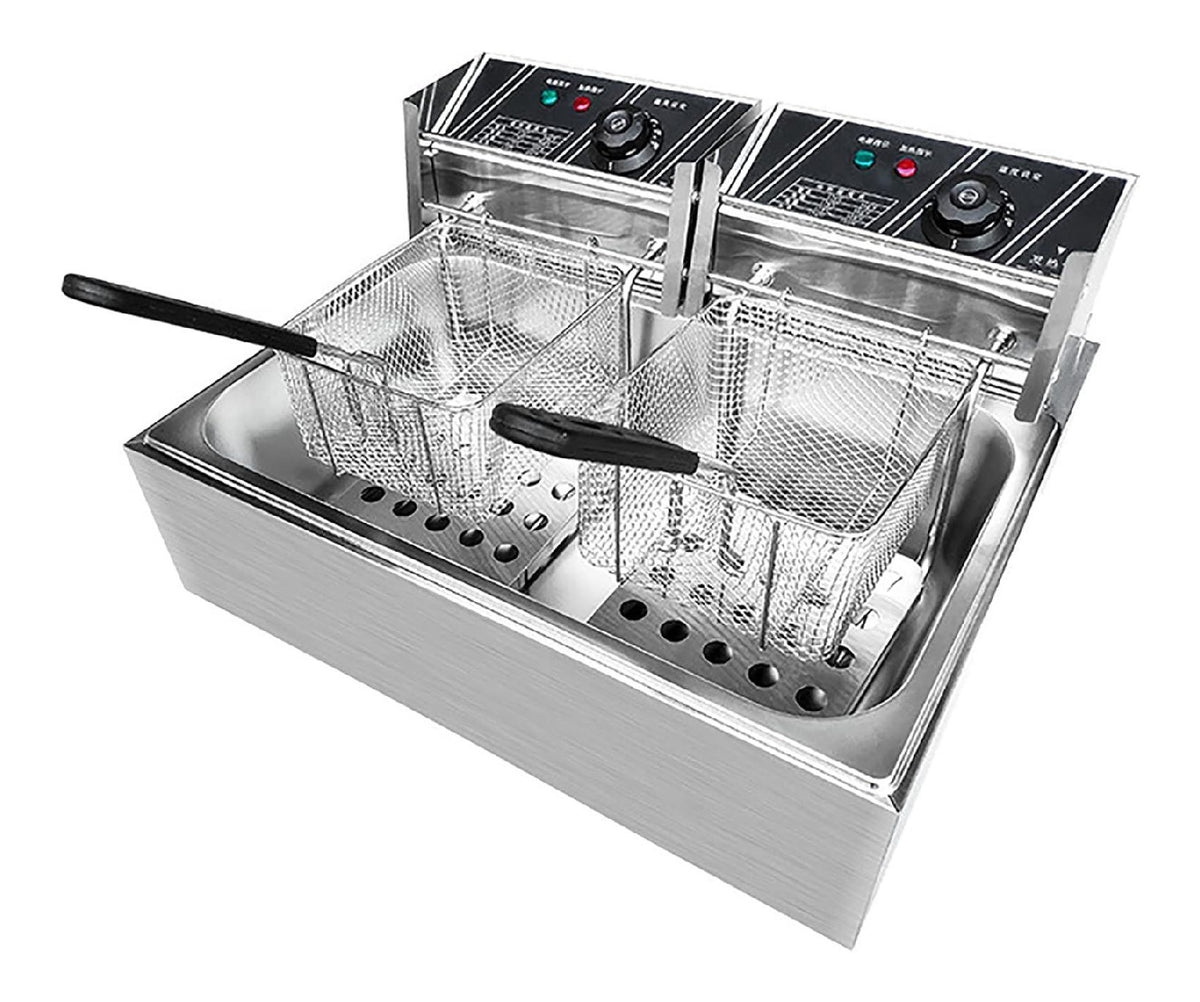 Friggitrice da cucina Friggitrice elettrica professionale acciaio inox