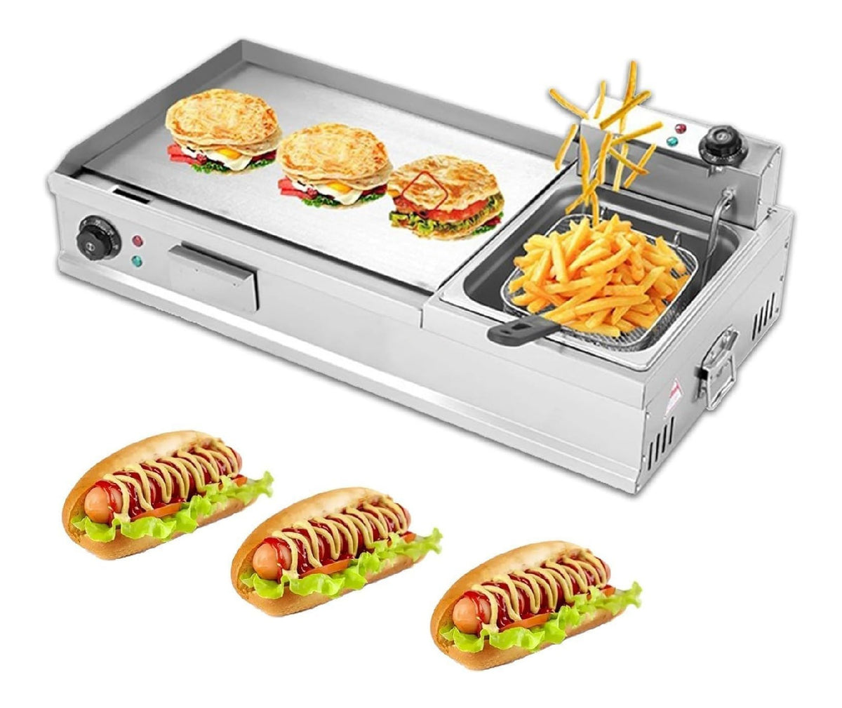 Sistema per frittura Piastra elettrica interno friggitrice, griglia