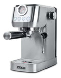 Macchine da caffe superautomatiche in acciaio inox funzionamento automatico argento
